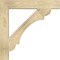 Ekena Millwork Olympic Block Rough Sawn Bracket, Douglas Fir, 4"W x 28"D x 28"H BKT04X28X28OLY05RDF - alternate 2